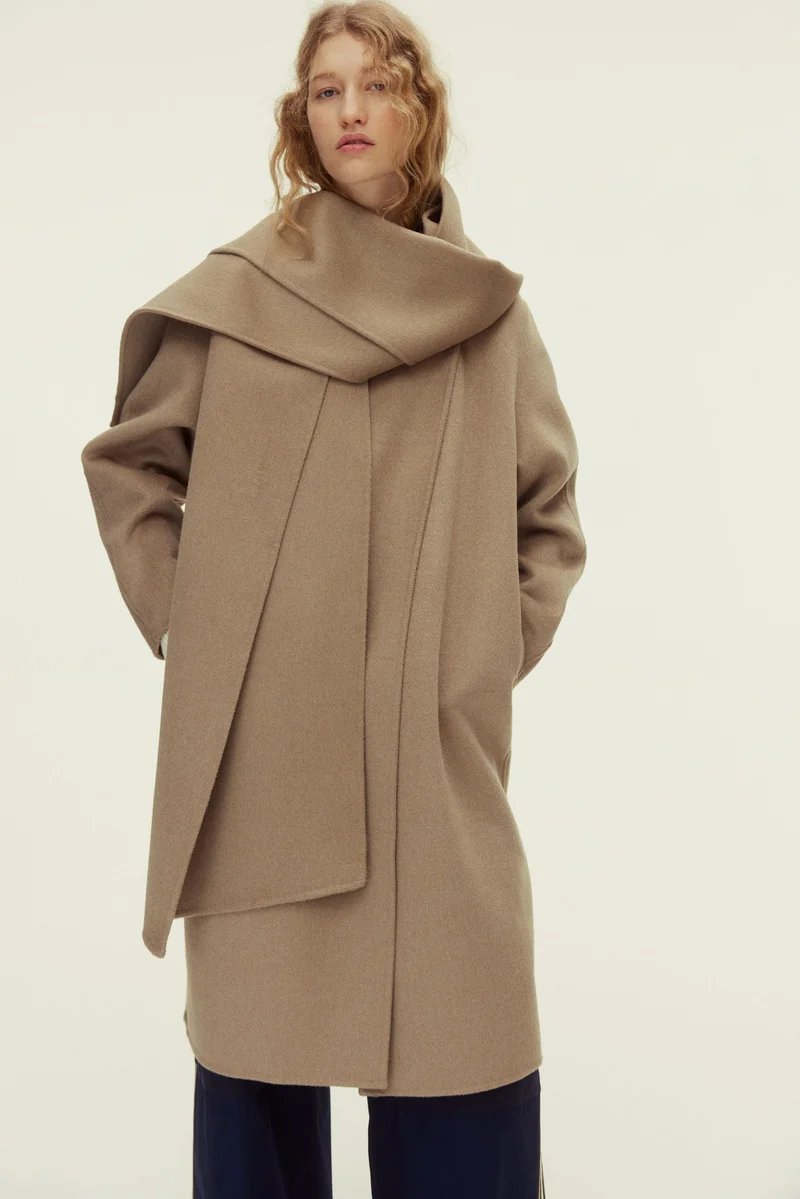 H&M Handmade wool-blend coat